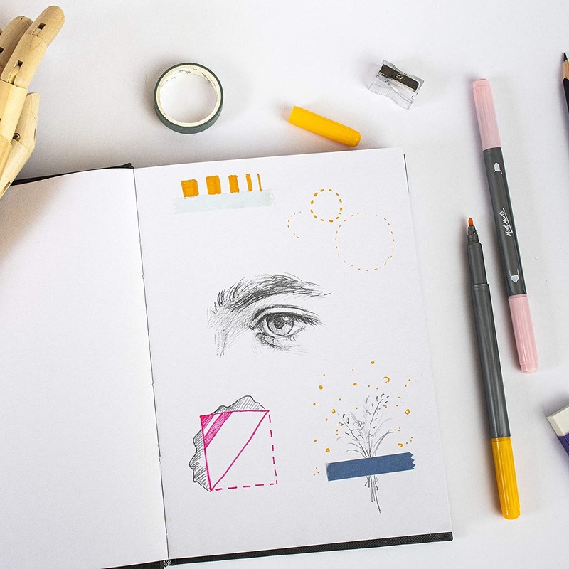 Mont Marte Signature 110gsm Hardbound Sketch Book, A5 Size