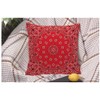 WONDERTIFY Western Paisley Cushion Cover Bandana Ornaments Decorative Throw Pillow