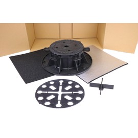 Gartenwelt Riegelsberger Sample Box for Panel Bearings Pro Terrace Bearing Adjustable Foot for Patio Panels Ceramic Stone Concrete Tiles