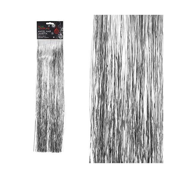 Widdle Wonderland Christmas Lametta Decorative Tinsel Strands Silver