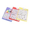3pcs Sound Educational Posters Preschool Learning Poster Parent Child Interaction
