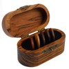 Wooden Pick Box with 5 Picks, and Lightweight, Ideal Gifts