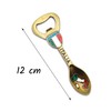 Magnetic Spoon Shaped Bottle Opener - Metal Corkscrew for Bottle