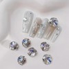 Chisafly Nail Parts, Stone, Nail Stone, Square, Gems, Crystal, Large,