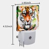 Uiaoiais Plug in Night Lights Oil Painting Tiger in Jungle