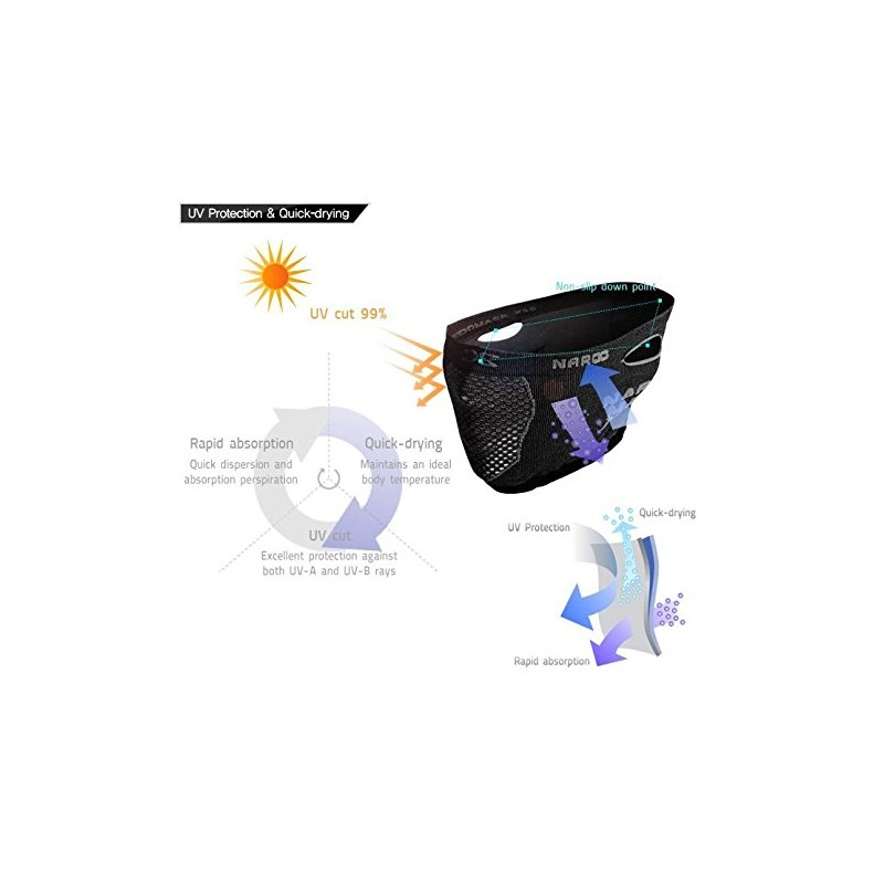 Naroo Mask X5 Sports Mask, Face Mask, Cold Protection, Cedar