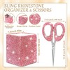 Qilery 8 Pcs Bling Desk Accessories for Valentines with 1