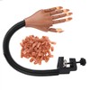 Flexible Movable False Fake Hands Nail Art Manicure Practice Hand