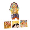 WOONEKY Chinese Dragon Pattern Hair Cutting Cape Large Barber Cape