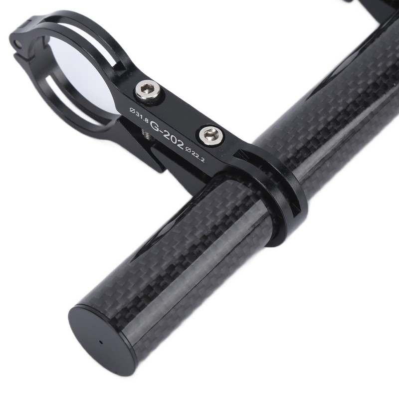 Bike Handlebar Extender 202 Double Rod Carbon Fiber MultiFunction Expansion