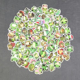 Cute Adorable Cartoon Frog Stickers - Set of 10 Random Stickers Great for Crafts