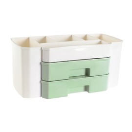 Gatuida 1Pc Creative Drawer Jewelry Storage Case Cosmetic Organizer with Capacity Skid Base for Stable Placement Neat Desktop Storage Green for Bracelets and Cosmetics