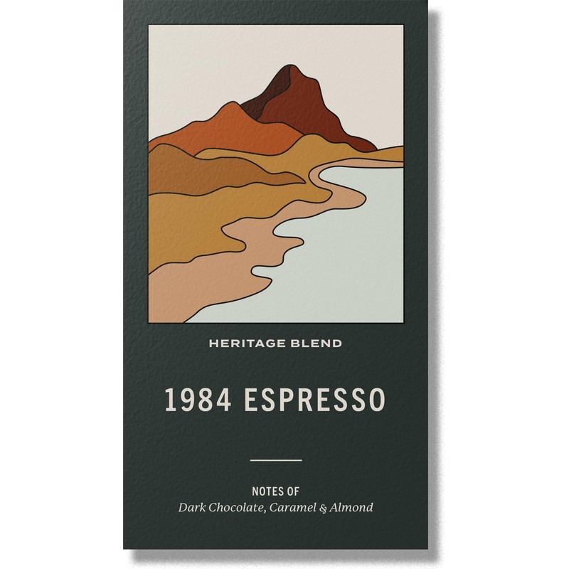 Coffee World, 1984 Espresso Blend, Roasted in Cambridge, Whole Coffee