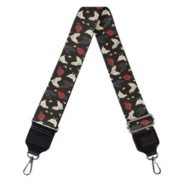 Poetesant Women's Bag Strap Shoulder Strap Replacement Strap Decoration Strap for Tote Bag Canvas Purse Strap Hen Chicken Printed