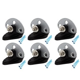 6 pcs pinlock insulators with 3 Point Gate Connector, Electric Fence Gate End