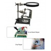 6X Magnifier with Auxiliary Clip Magnifying Glass Holder Third Hand