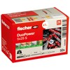 fischer DuoPower 5 x 25 S, Universal Dowels with Safety