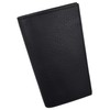 MARSHAL Genuine Leather Checkbook Cover Case #156-cr (CN Black)