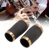 2Pcs Clarinet Engineering Plastics Barrel Black Soprano Clarinet Body Descending