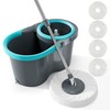 JOYMOOP Spin Mop and Bucket, 360° Mop Head & Telescopic