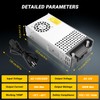 New Version Converter, 110V AC to 12V DC Converter Power