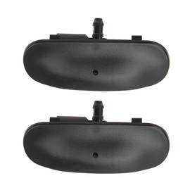 Pair Windshield Washer Nozzles for C7 2012-2018, Heated Windscreen Wiper Spray Jet with OE Number 4G0955987A, 4G0955988A