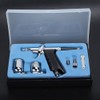 Airbrush 0.3mm Caliber Side Pot Single Action Set Art Supplies