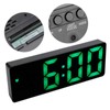 Gonetre Electronic Clock LED Display Digital Mirror Alarm Clocks Battery