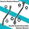 DURATECH HVAC Service Wrench Set, Refrigeration Wrench, 3/16", 1/4", 5/16",