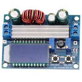 Heevhas DC-DC Buck Boost Converter Board with LCD Display 5.5-30V, 12V to 0.5-3V, 5V, 24V Adjustable Constant Current Voltage Step-Up Step-Down DC Voltage Regulator 3A 35W Power Supply Module