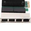 PCIE X1 Ethernet Card 4 Port RJ45 Copper Interface JL82571GB