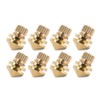 8 Pcs Copper Speaker Suspension Spikes Isolation Stands Foot Base
