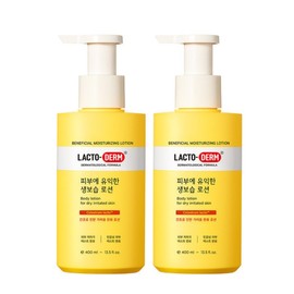 Lactoderm moisturizing probiotic body lotion 400mlx2 / 락토덤 생보습 유산균 바디로션400mlx2개