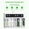 EBL 8 Slots LCD Rechargeable Battery Charger For Ni-MH Ni-Cd