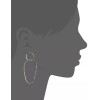 French Connection Women's Large Interlocking Gold Drop Earrings $38 Tags
