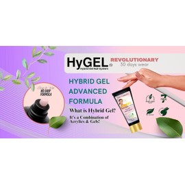 HYBA BLUSH Hybrid Gel Nail Polish, Single Tube, B04 (Pink Chic, 60ml)