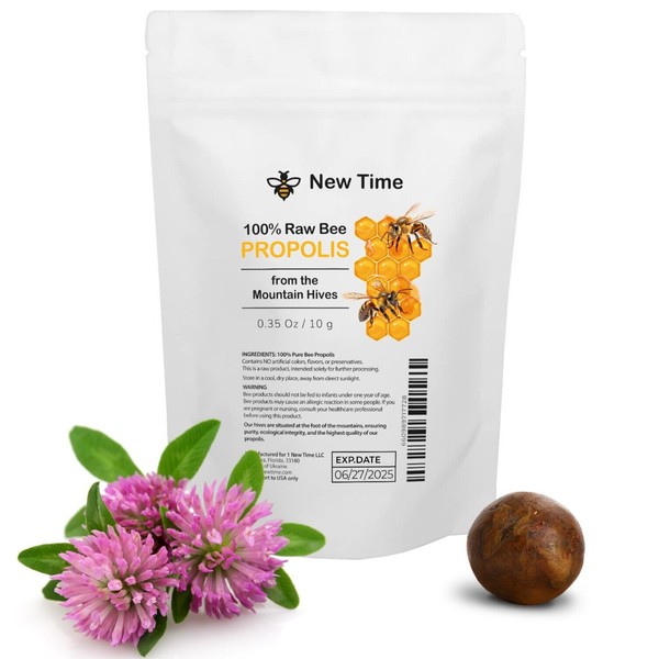 Real Bee Propolis 100% Natural Dietary Supplement Superfood Raw Pure