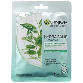 Garnier SkinActive Hydra Bomb Face Mask for Normal and Combination Skin Intensive Moisturising and Balancing Mask 32 g Green