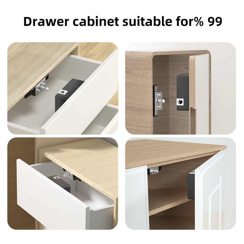 Rixiang RFID Electronic Cabinet Lock Hidden DIY for Wooden Cabinet