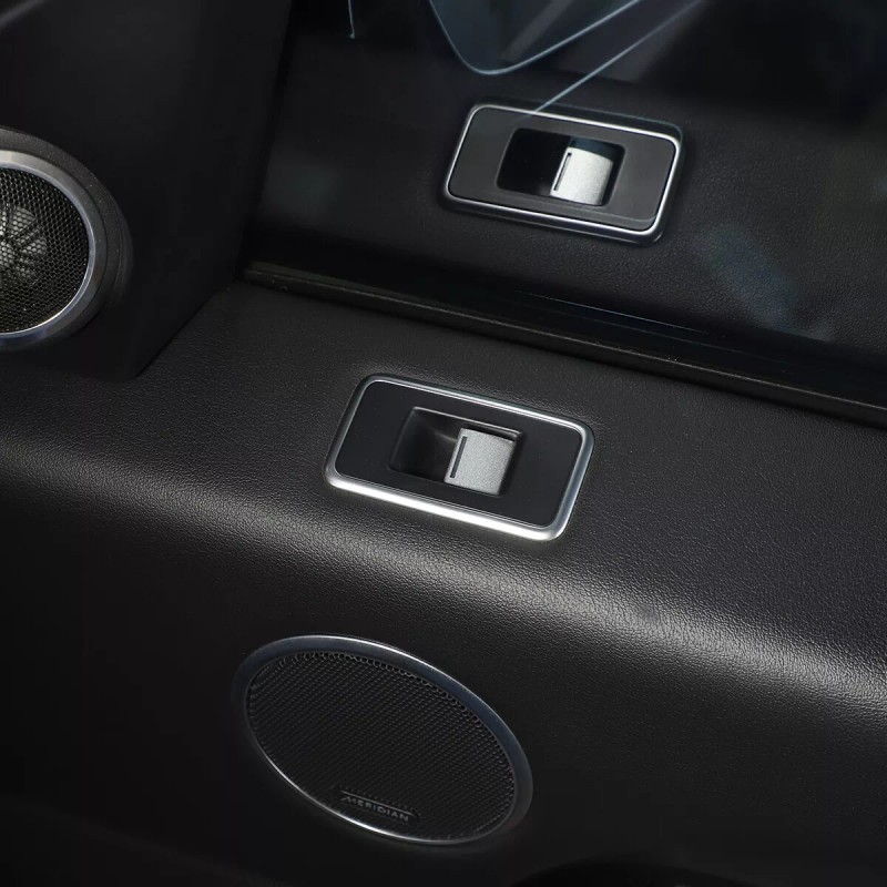 car-attention Interior Window Switch Button Cover Trim For Land Rover