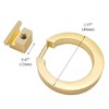 Myxekllo Brushed Gold Cabinet Ring Pulls, Brass Furniture Drawer Pulls