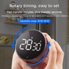 VIPMOON Kitchen Timer Round Timer Magnetic Egg Timer with Large