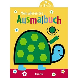 Mein allererstes Ausmalbuch (Schildkröte): Malbuch für Kinder ab 1 Jahr / 18 Monate / 2 Jahre