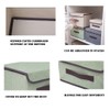 NCRGB Pack of 2 Fabric Foldable Storage Boxes with Lid,