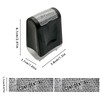 Address Blocker Stamp, Identity Theft Protection Roller Stamp Address Blocker