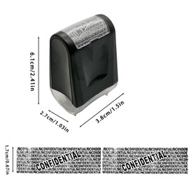 Address Blocker Stamp, Identity Theft Protection Roller Stamp Address Blocker Security, Identity Theft Stamp Identity Guard Roller Stamp Data Defender Roller Stamp for Privacy Protection