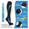 10 Pares Calcetas De Compresión Hombre Mujer Medias Largas