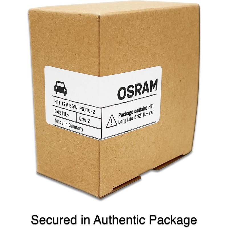 OSRAM H11 64211L+ DOT Original Standard Halogen Bulb 12V 55W