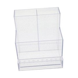 WOONEKY Professional Nail Drill Bits Storage Case Durable Plastic Manicure Grinding Head Organizer with Dustproof Design for Salon and Home Use Easy Access Display Box