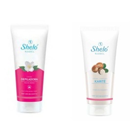 Kit Depilación e Hidrata Piel Crema depiladora piel sensible y crema humectante con Karité